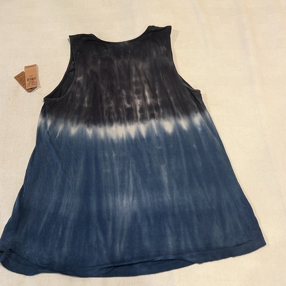 NWT American Eagle tie-dyed navy blue tank - Picture 5 of 5